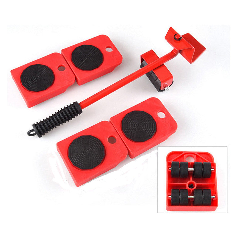 5-in-1 Heavy Furniture Moving Tool Set – Furniture Lifter & Transport Shifter with Rollers